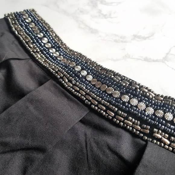 Beaded Waist Midi Skirt - Picture 2 of 8
